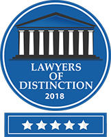 Lawyers Of Distinction | 2018 | Five stars